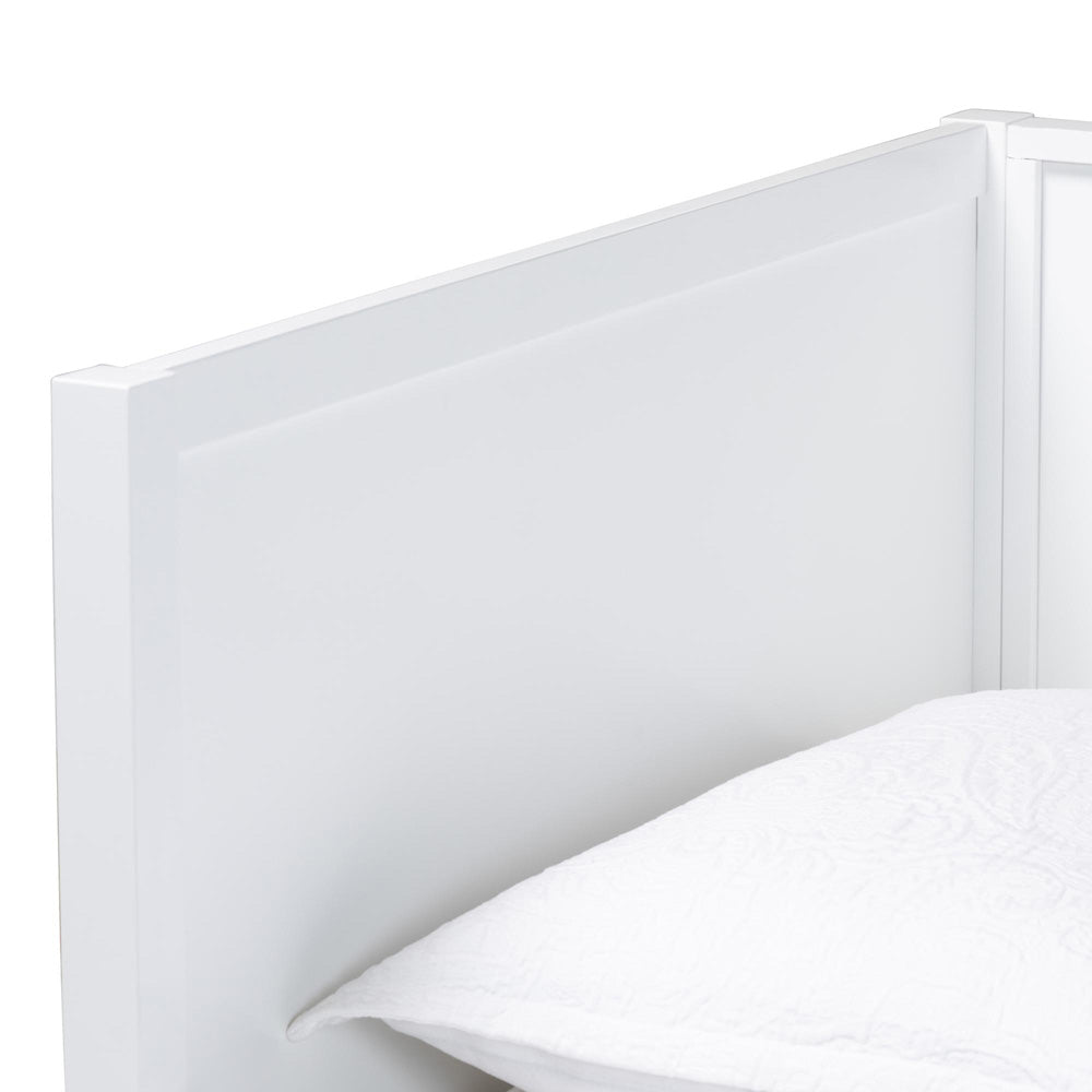 Baxton Studio - Roni Twin Size Daybed with Trundle in White - Roni-White-Daybed with Trundle view 6