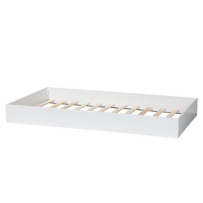 Baxton Studio - Roni Twin Size Trundle in White - Roni-White-Trundle view 3