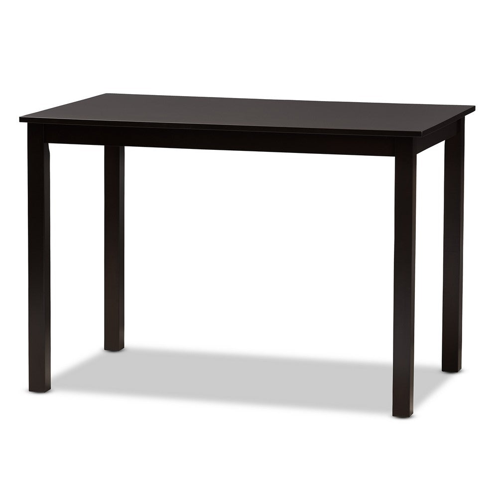 Baxton Studio - Rosie Dining Set in Dark Brown - RH123C-Dark Brown Dining Set view 3