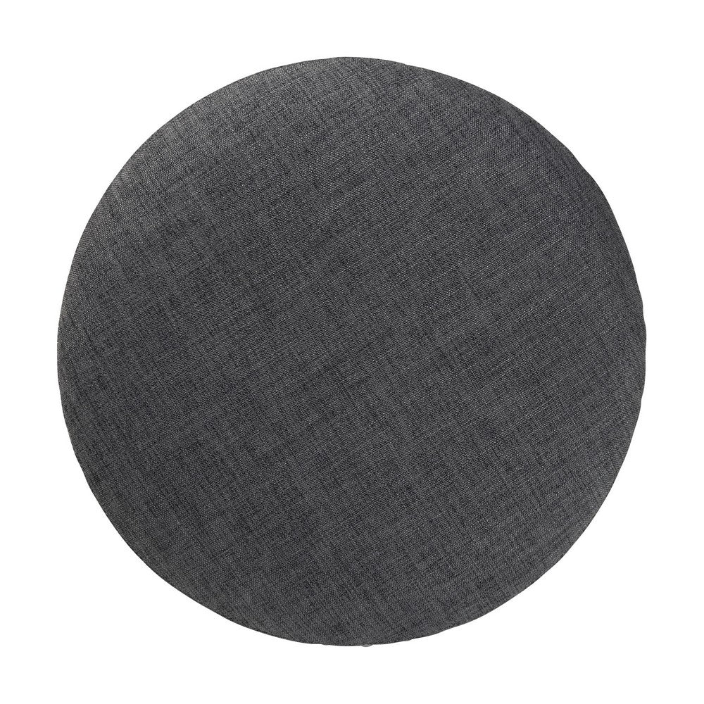 Baxton Studio - Rosine Ottoman in Grey - 1708-Gray view 4
