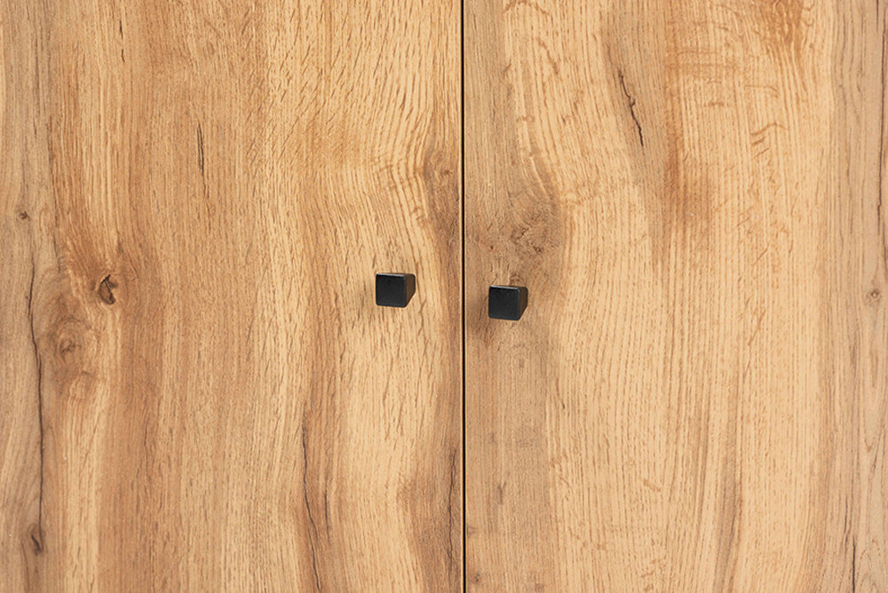 Baxton Studio - Rossin Shoe Cabinet - ATSC1614-Wotan Oak-Shoe Cabinet view 6