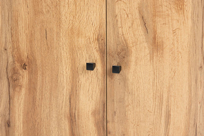 Baxton Studio - Rossin Shoe Cabinet - ATSC1614-Wotan Oak-Shoe Cabinet view 6