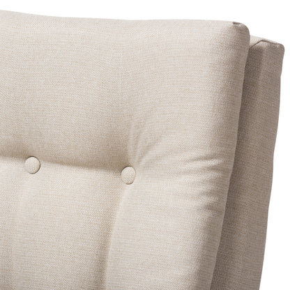Baxton Studio - Roxy Living Room Set in Light Beige/"Walnut" Brown - BBT5265-Light-Beige Set view 3