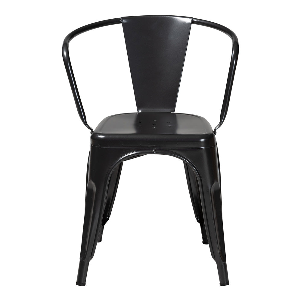 Baxton Studio - Ryland Set of 4 Dining Chairs in Dark Grey - AY-MC02-Dark Grey-DC view 3