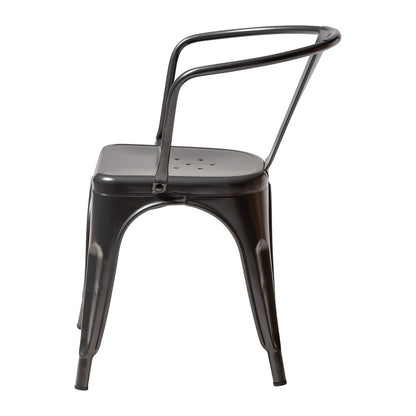 Baxton Studio - Ryland Set of 4 Dining Chairs in Dark Grey - AY-MC02-Dark Grey-DC view 4