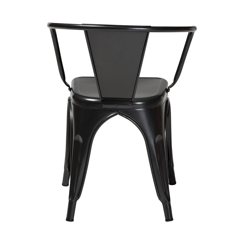 Baxton Studio - Ryland Set of 4 Dining Chairs in Dark Grey - AY-MC02-Dark Grey-DC view 5