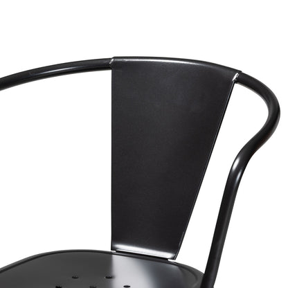 Baxton Studio - Ryland Set of 4 Dining Chairs in Dark Grey - AY-MC02-Dark Grey-DC view 6