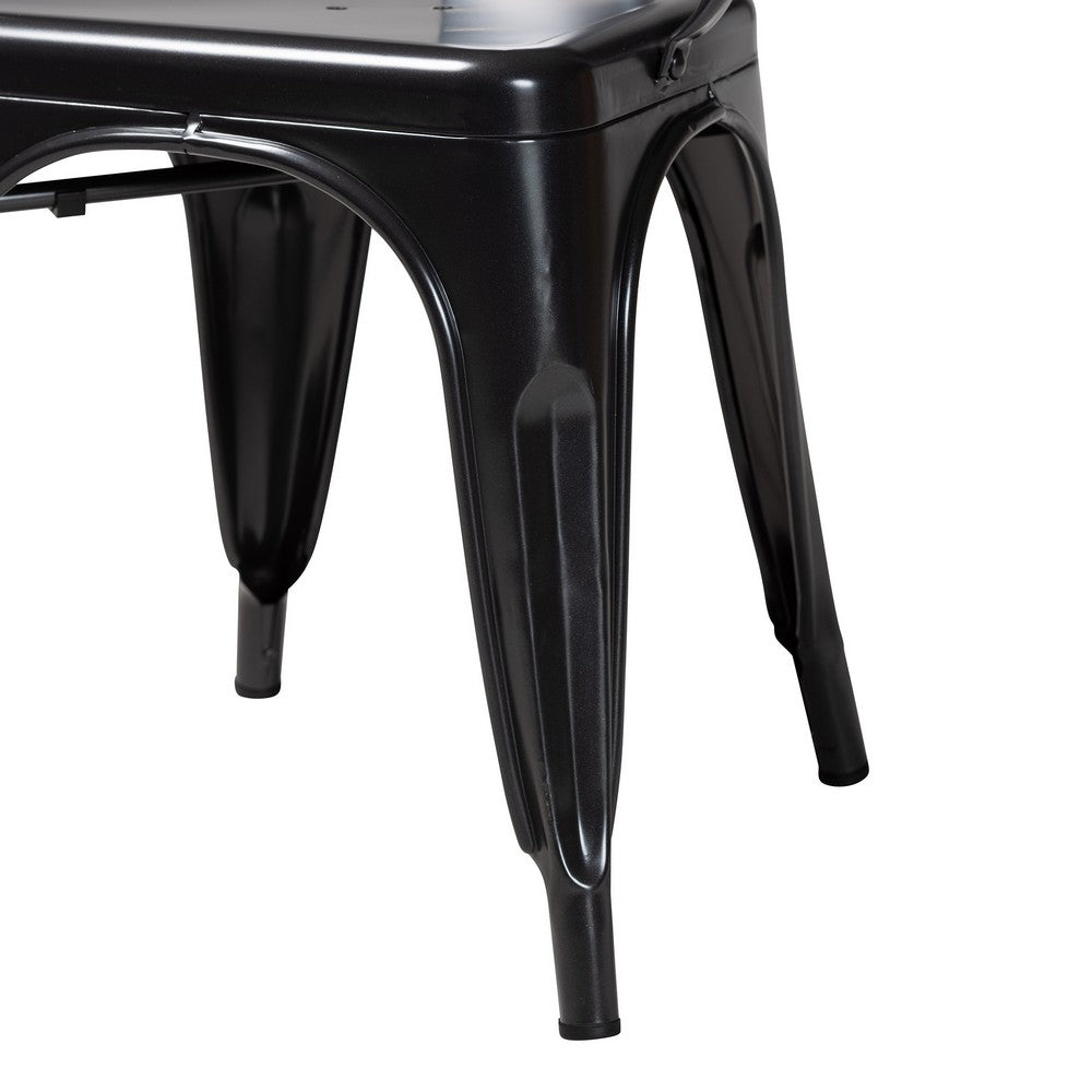 Baxton Studio - Ryland Set of 4 Dining Chairs in Dark Grey - AY-MC02-Dark Grey-DC view 7