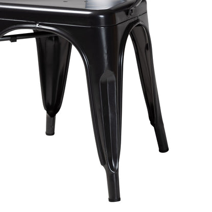 Baxton Studio - Ryland Set of 4 Dining Chairs in Dark Grey - AY-MC02-Dark Grey-DC view 7