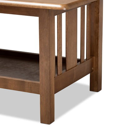 Baxton Studio - Rylie Coffee Table in Brown - SW135-Walnut-M17-CT view 5