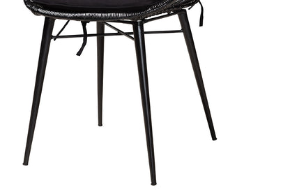 Baxton Studio - Sabelle Dining Set - KYG002C-Black-5PC Dining Set view 7