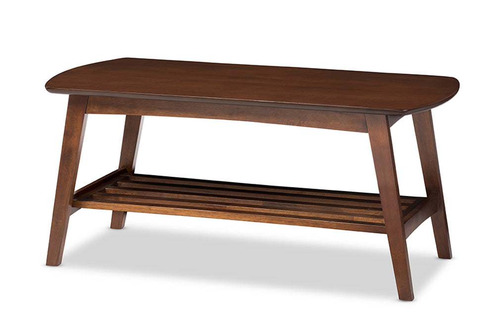 Baxton Studio - Sacramento Coffee Table in "Walnut" Dark Brown  - RT295A-OCC view 1