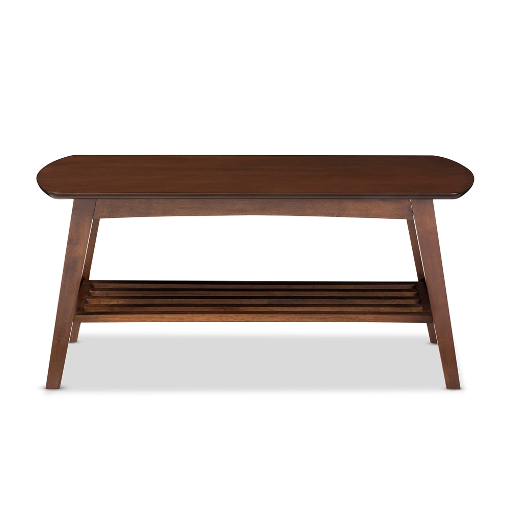 Baxton Studio - Sacramento Coffee Table in "Walnut" Dark Brown  - RT295A-OCC view 2