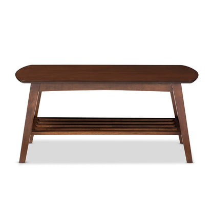 Baxton Studio - Sacramento Coffee Table in "Walnut" Dark Brown  - RT295A-OCC view 2