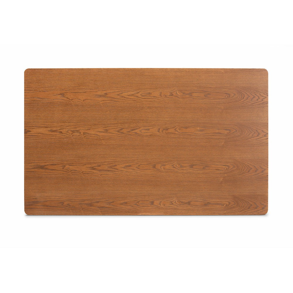 Baxton Studio - Sahar Dining Table in Walnut brown  - BBT4074-Walnut-DT view 4