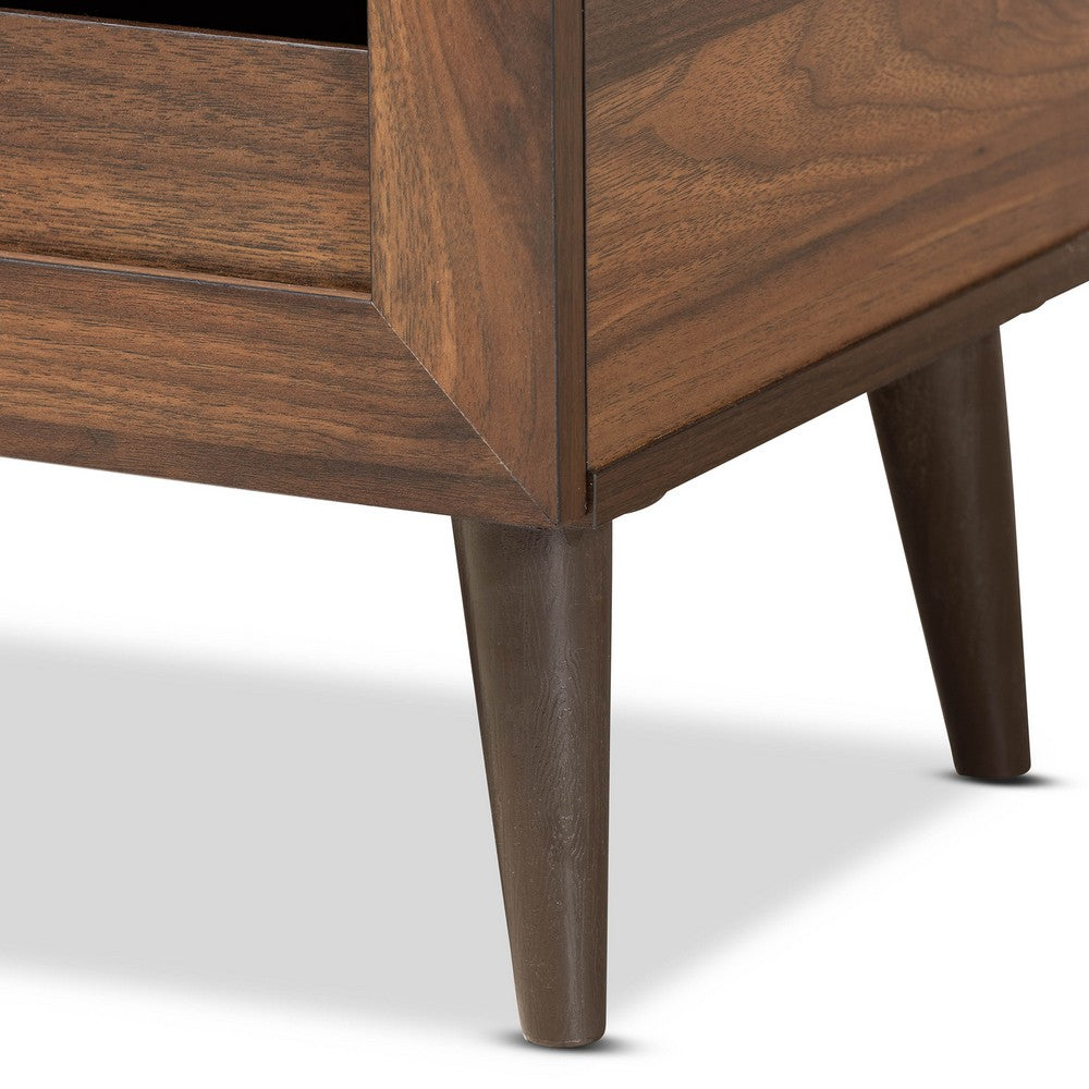 Baxton Studio - Salma Shoe Cabinet in Walnut Brown - SESC70180WI-Columbia-Shoe Cabinet view 6