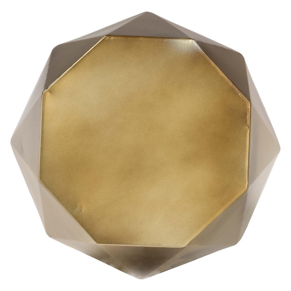 Baxton Studio - Salman End Table in Bronze - H01-123219-Bronze/Metal-Side Table view 4