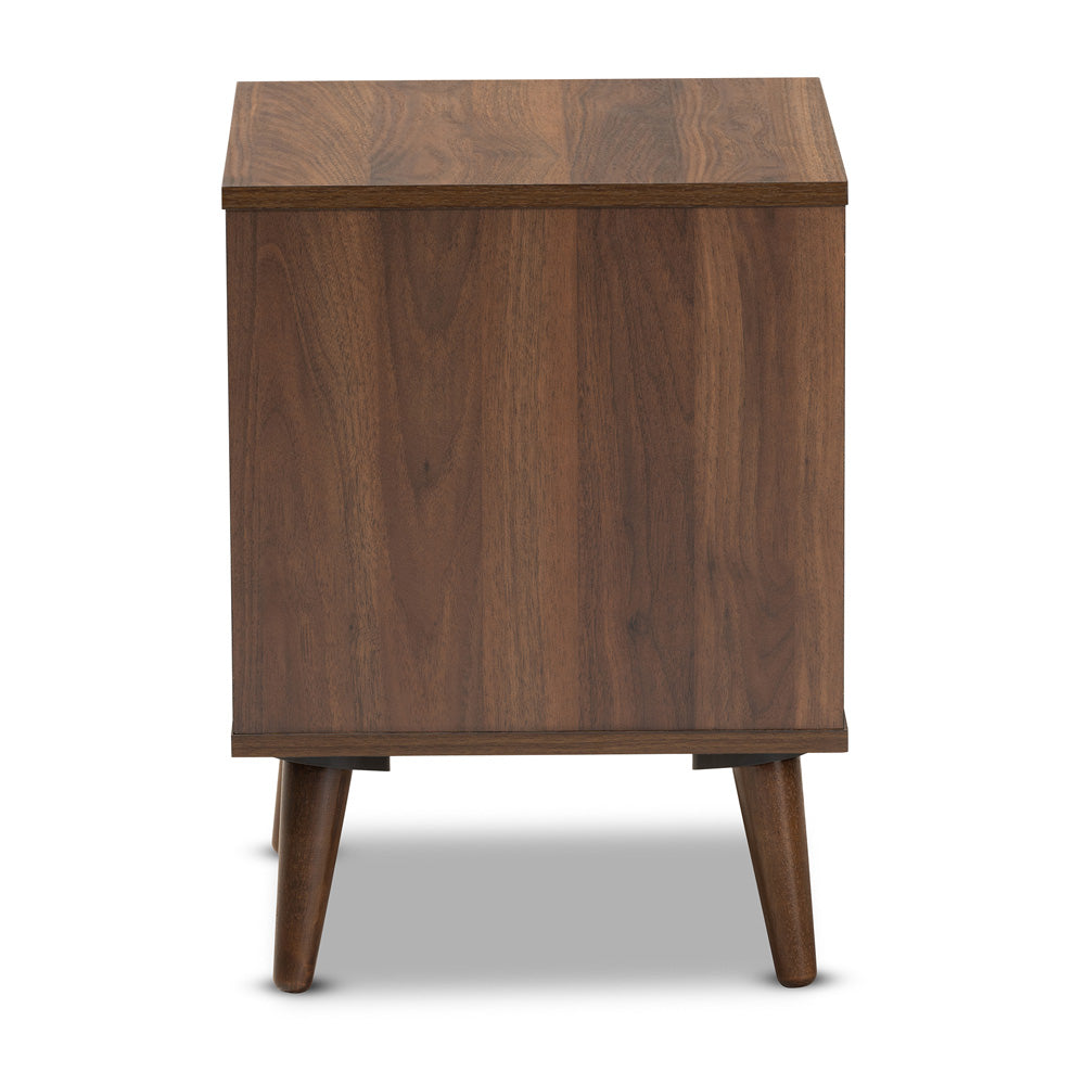 Baxton Studio - Sami End Table in Walnut - ET8001-Columbia Walnut-ET view 3