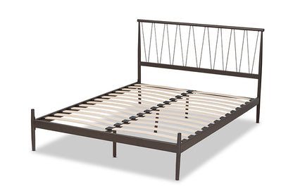 Baxton Studio - Samir Full Size Bed - TS-Lidia-Black-Full view 3