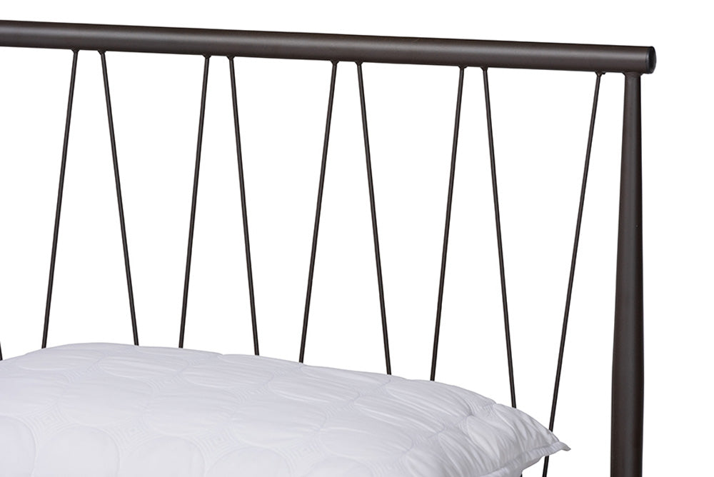 Baxton Studio - Samir Full Size Bed - TS-Lidia-Black-Full view 4