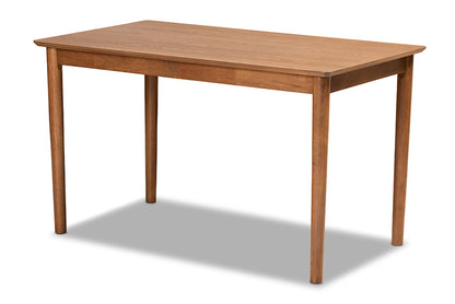 Baxton Studio - Sanford Dining Bench - BBT8051.11-Grey/Walnut-3PC Dining Nook Set view 4