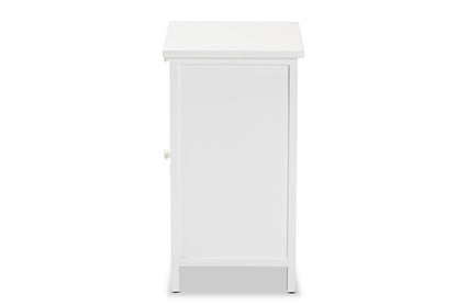 Baxton Studio - Sariah End Table - FMA-0176-Wooden 2 Drawer-ET view 4