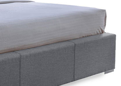 Baxton Studio - Sarter King Size Bed - CF8498-King-Grey view 3