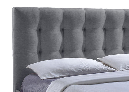 Baxton Studio - Sarter King Size Bed - CF8498-King-Grey view 5