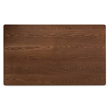 Baxton Studio - Saxton Dining Table in Walnut Brown/Black - RDT347-Walnut-DT view 4