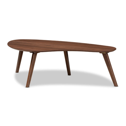 Baxton Studio - Scarlette Coffee Table in Walnut - Scarlette-Walnut-CT view 1