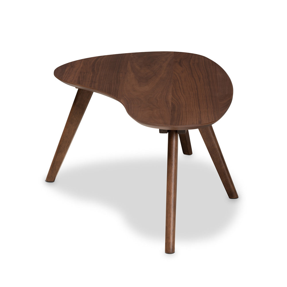 Baxton Studio - Scarlette Coffee Table in Walnut - Scarlette-Walnut-CT view 3