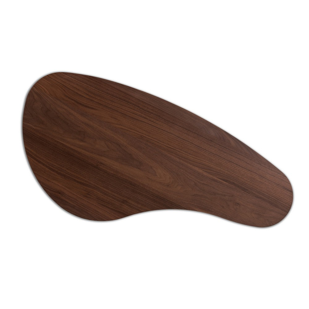 Baxton Studio - Scarlette Coffee Table in Walnut - Scarlette-Walnut-CT view 4