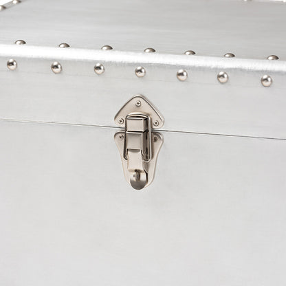Baxton Studio - Serge Storage Cabinet in Silver - JY17B165-Silver-Cabinet view 6
