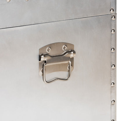 Baxton Studio - Serge Storage Cabinet in Silver - JY17B165-Silver-Cabinet view 8