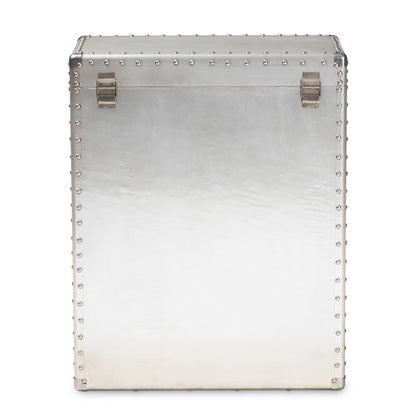 Baxton Studio - Serge Storage Cabinet in Silver - JY17B168-Silver-Cabinet view 5