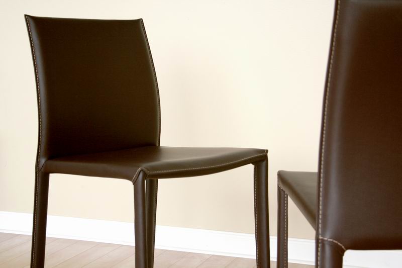 Baxton Studio - Set of 2 Dining Chairs in Brown - ALC-1822 Brown view 2