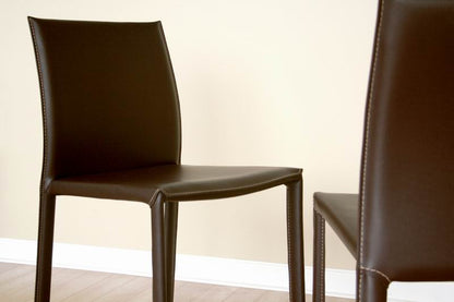Baxton Studio - Set of 2 Dining Chairs in Brown - ALC-1822 Brown view 2