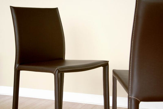 Baxton Studio - Set of 2 Dining Chairs in Brown - ALC-1822 Brown view 2