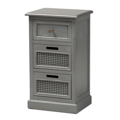 Baxton Studio - Sheldon End Table in Grey - JY20B072-Grey-ET view 1