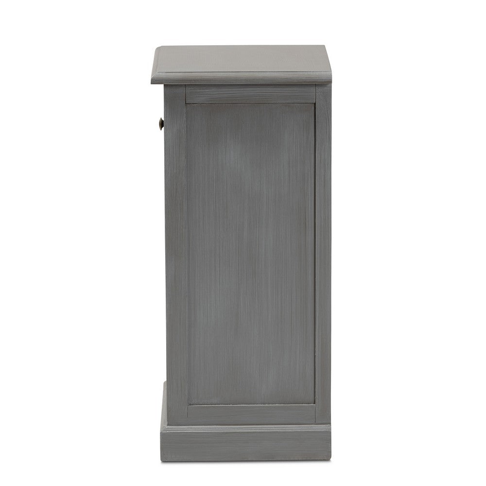 Baxton Studio - Sheldon End Table in Grey - JY20B072-Grey-ET view 4