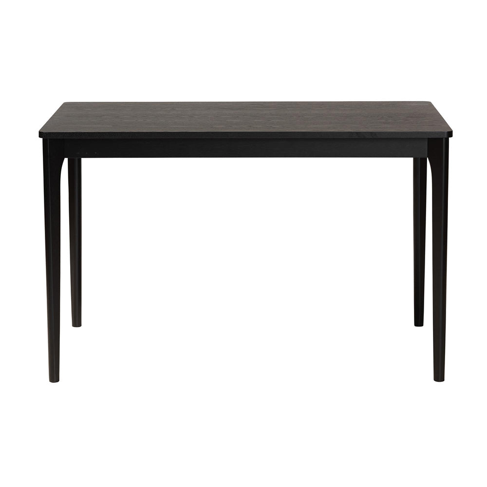 Baxton Studio - Sherwin Dining Table in Black - Sherwin-Black-DT view 2