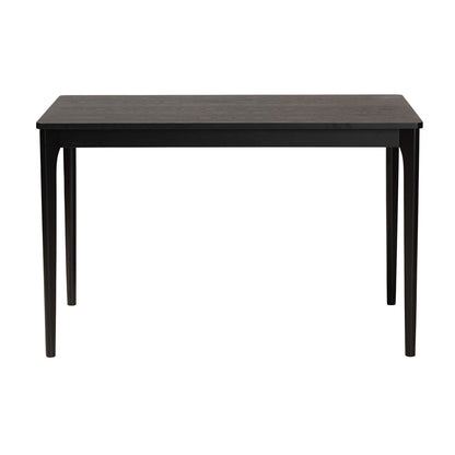 Baxton Studio - Sherwin Dining Table in Black - Sherwin-Black-DT view 2