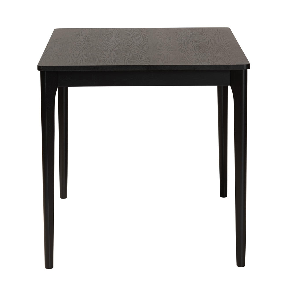 Baxton Studio - Sherwin Dining Table in Black - Sherwin-Black-DT view 3