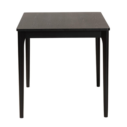 Baxton Studio - Sherwin Dining Table in Black - Sherwin-Black-DT view 3