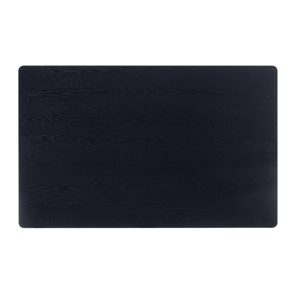 Baxton Studio - Sherwin Dining Table in Black - Sherwin-Black-DT view 5