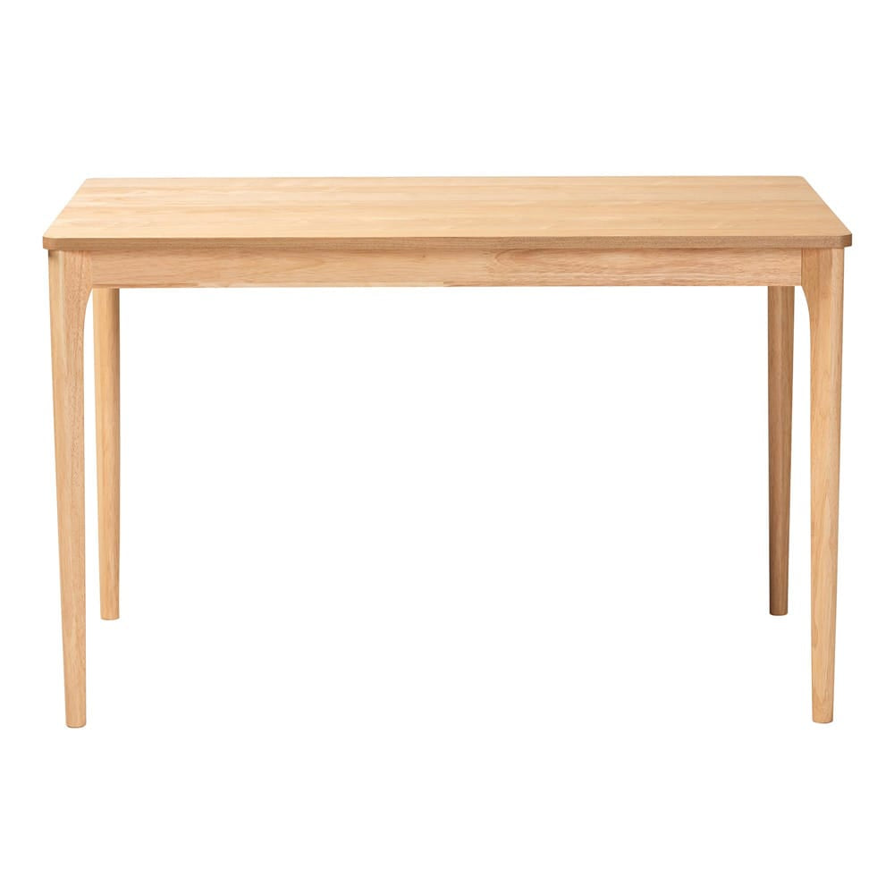 Baxton Studio - Sherwin Dining Table in Natural Oak - Sherwin-Natural Oak-DT view 2
