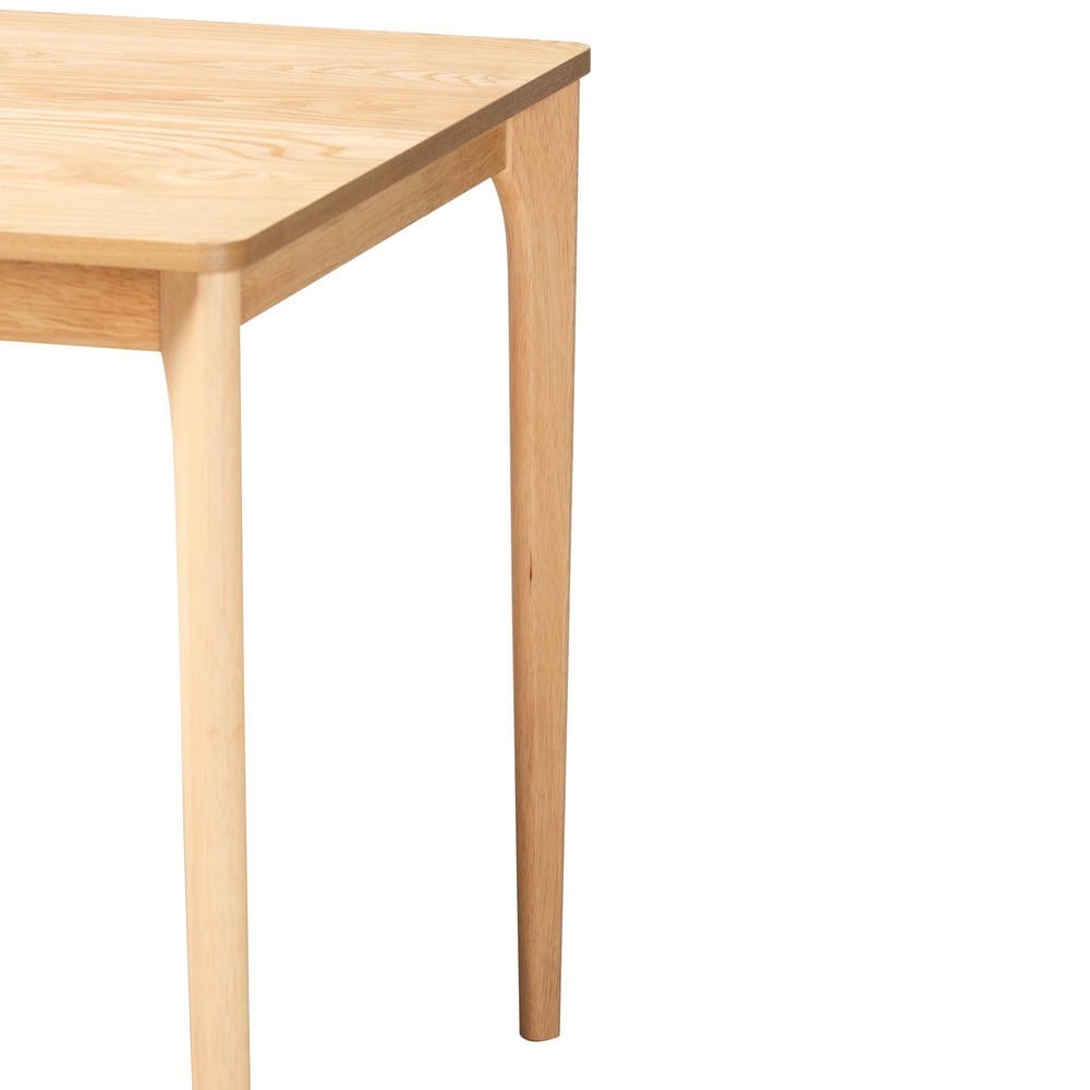 Baxton Studio - Sherwin Dining Table in Natural Oak - Sherwin-Natural Oak-DT view 4