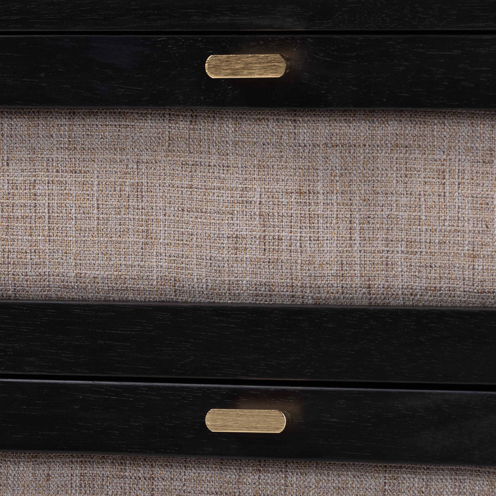 Baxton Studio - Shirin Chest in Beige/Black - MG9013-Sand Stone-FG2203-2/Black-3DW-Chest view 5