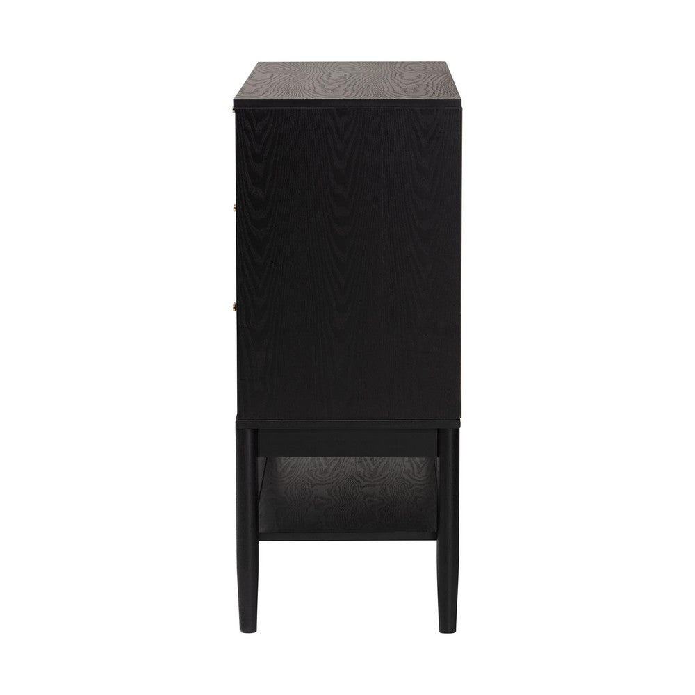 Baxton Studio - Shirin Dresser in Beige/Black - MG9013-Sand Stone-FG2203-2/Black-6DW-Dresser view 4