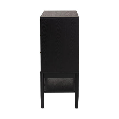 Baxton Studio - Shirin Dresser in Beige/Black - MG9013-Sand Stone-FG2203-2/Black-6DW-Dresser view 4
